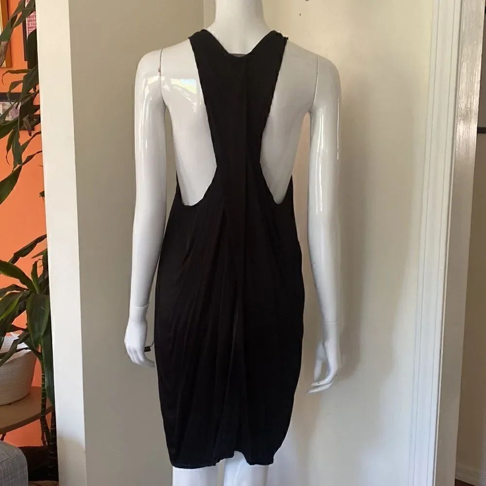 Starkx Black Raceback Mini Dress Size Medium - Picture 6 of 12